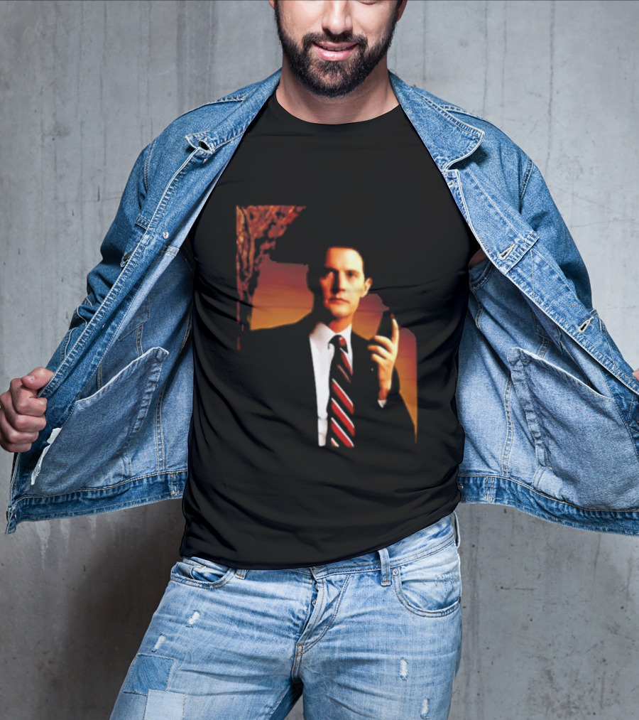Dale Cooper Twin Peaks Iconic Red Room Aesthetic T-Shirt