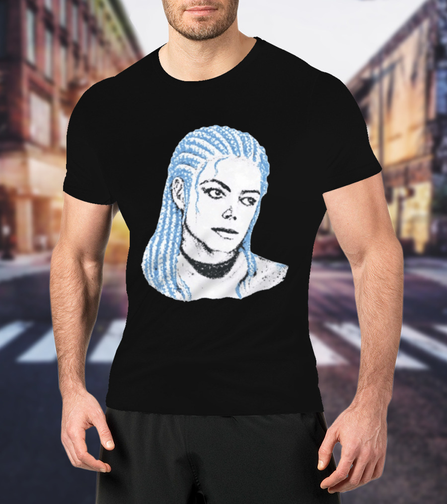 Iceman And MJ Braided Style Fusion T-Shirt