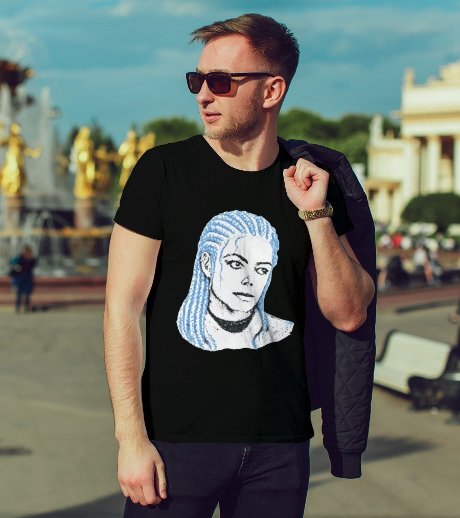 Iceman And MJ Braided Style Fusion T-Shirt