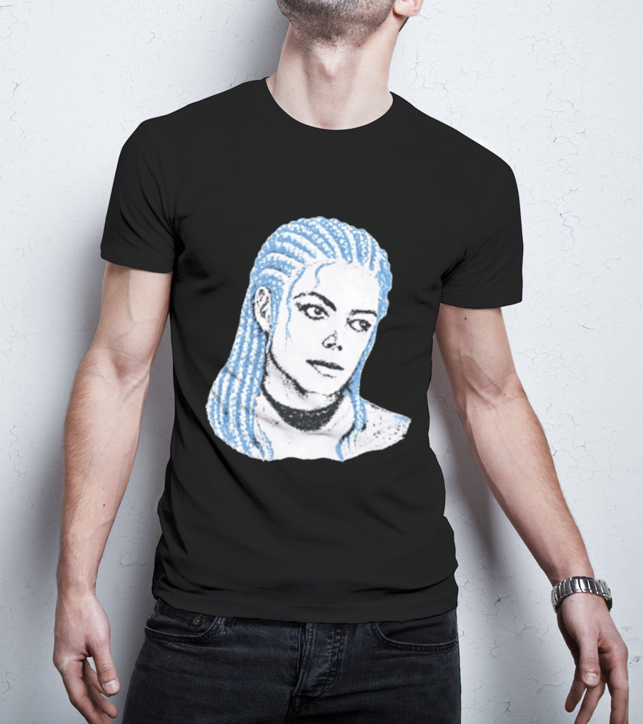 Iceman And MJ Braided Style Fusion T-Shirt