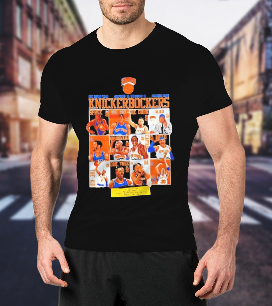 New York Knicks Knickerbockers Basketball Legends Spree Melo Run MSG Series T-Shirt