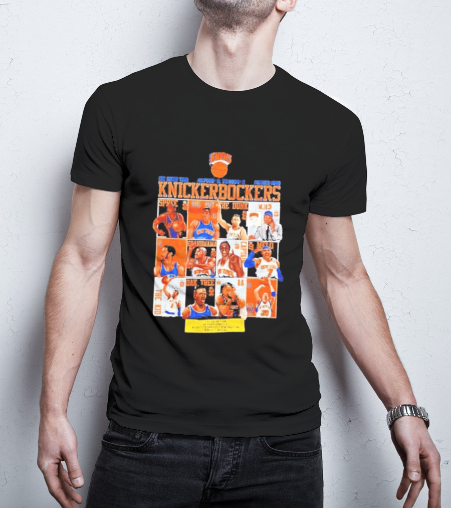 New York Knicks Knickerbockers Basketball Legends Spree Melo Run MSG Series T-Shirt