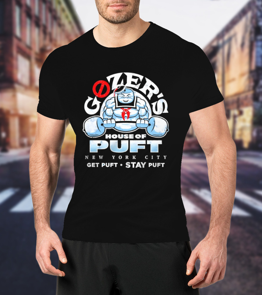 Gozer's House Of Puft New York City Muscular Stay Puft Get Puft Stay Puft T-Shirt