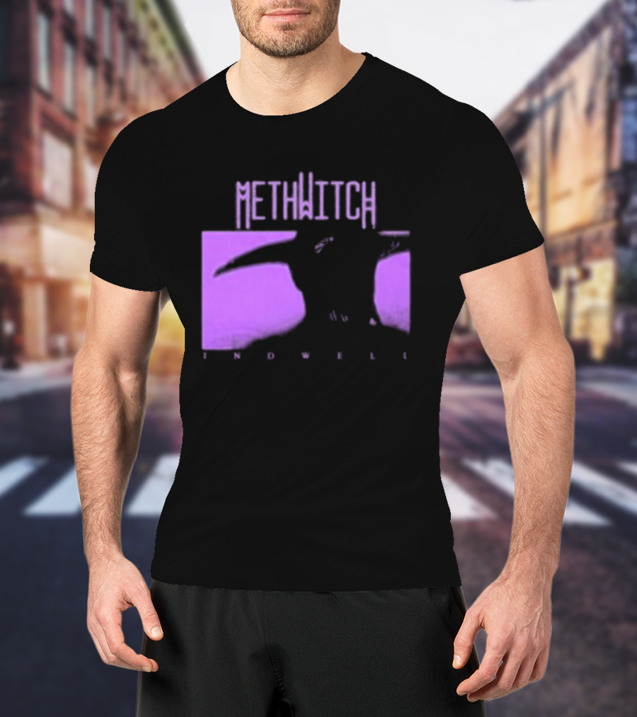 Methwitch Digital Well Records Indwell Mirror T-Shirt