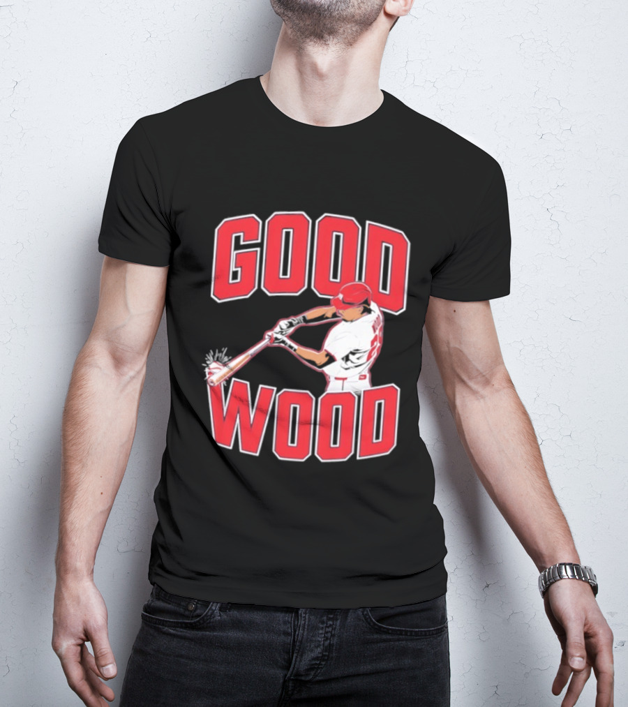 Washington Baseball James Wood Good Wood Slugger Swing T-Shirt