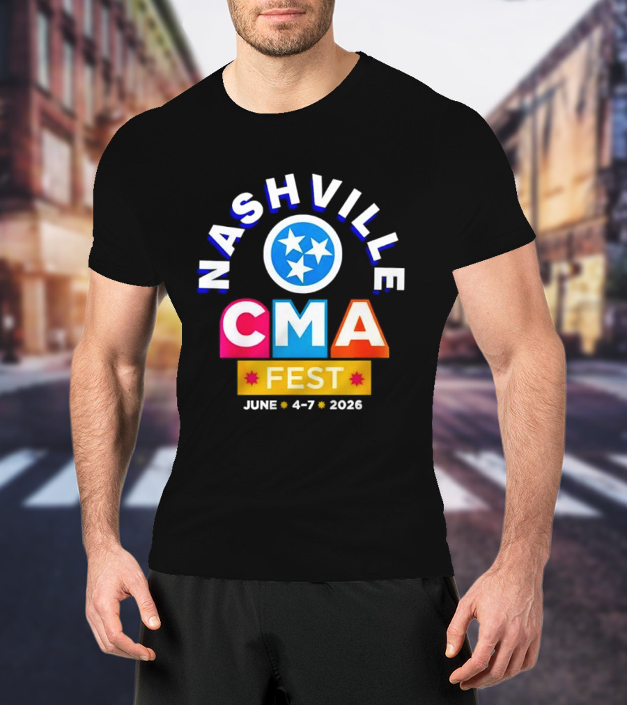 Nashville CMA Fest June 4 7 2026 Tennessee Titans T-Shirt