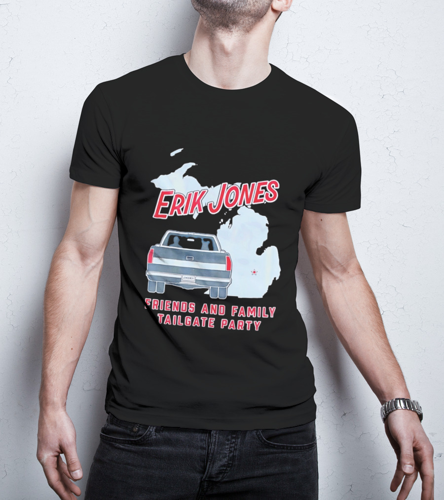 Erik Jones Friends And Family Tailgate Party Jonesboy Legacy Michigan T-Shirt