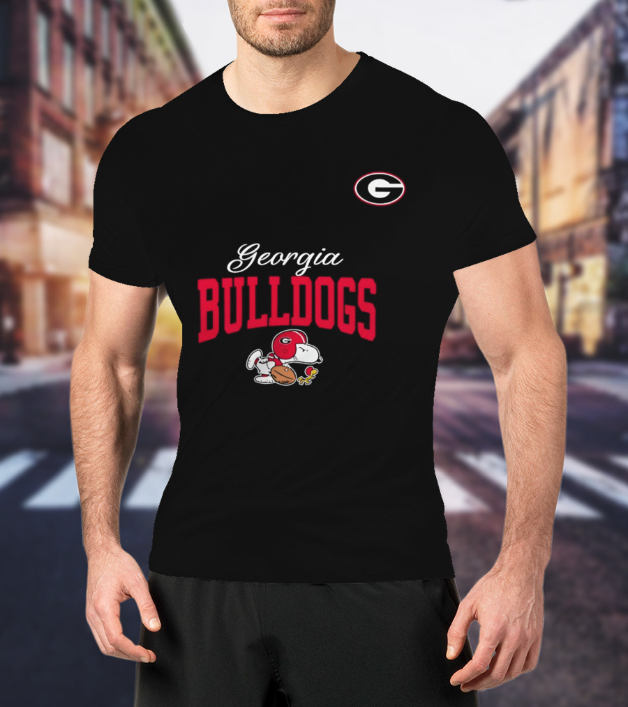 Georgia Bulldogs Snoopy Woodstock Forever Not Just When We Win T-Shirt