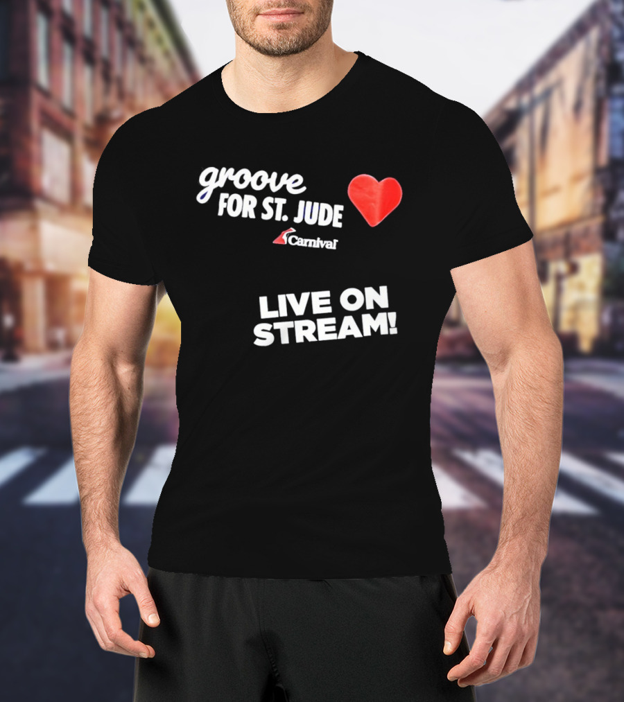 Groove For St Jude Heart Carnival Live On Stream T-Shirt