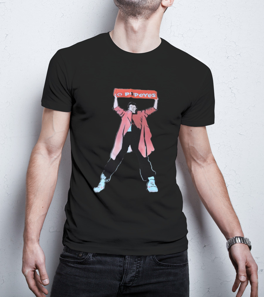Popeyes Louisiana Kitchen John Cusack Lloyd Dobler Say Anything T-Shirt