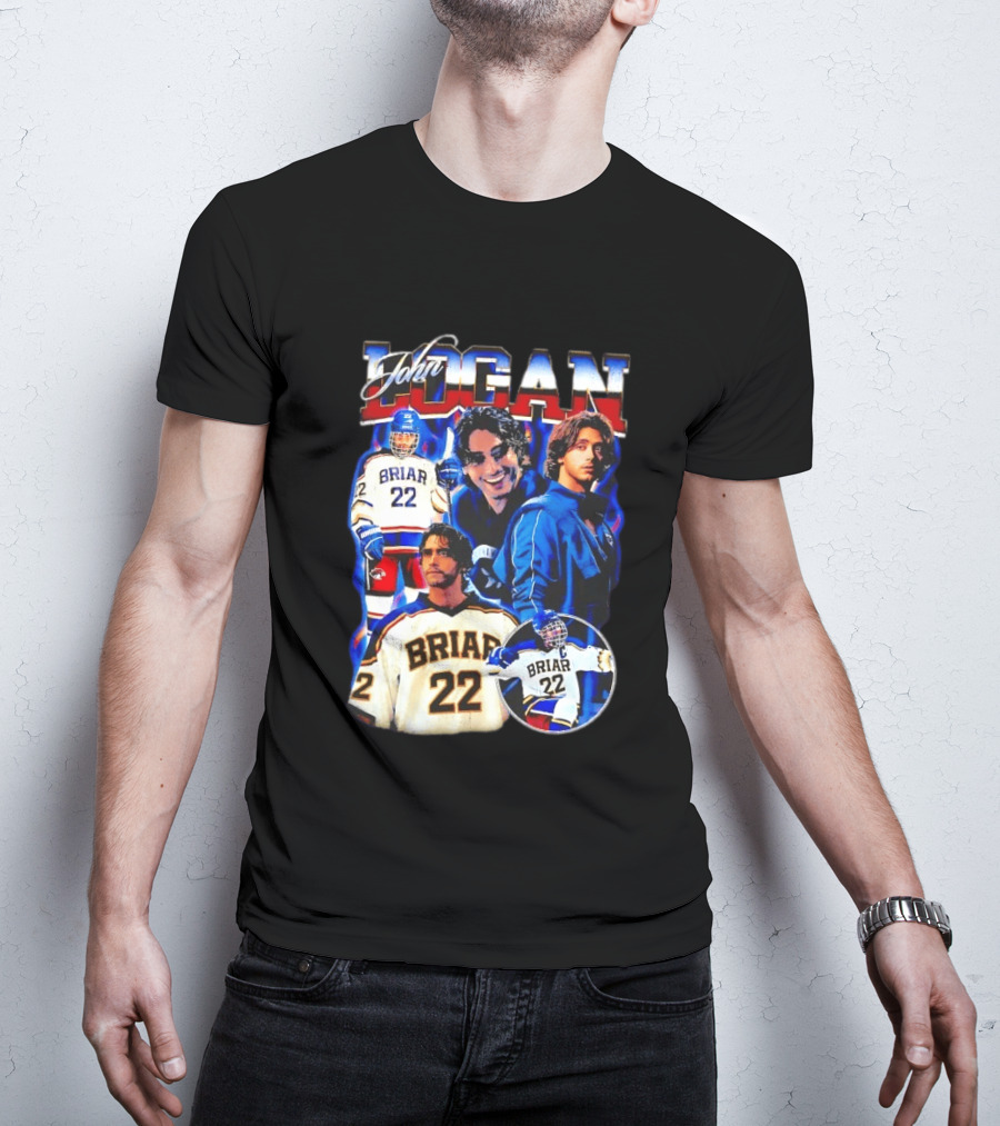 John Logan Briar 22 Hockey Collage T-Shirt