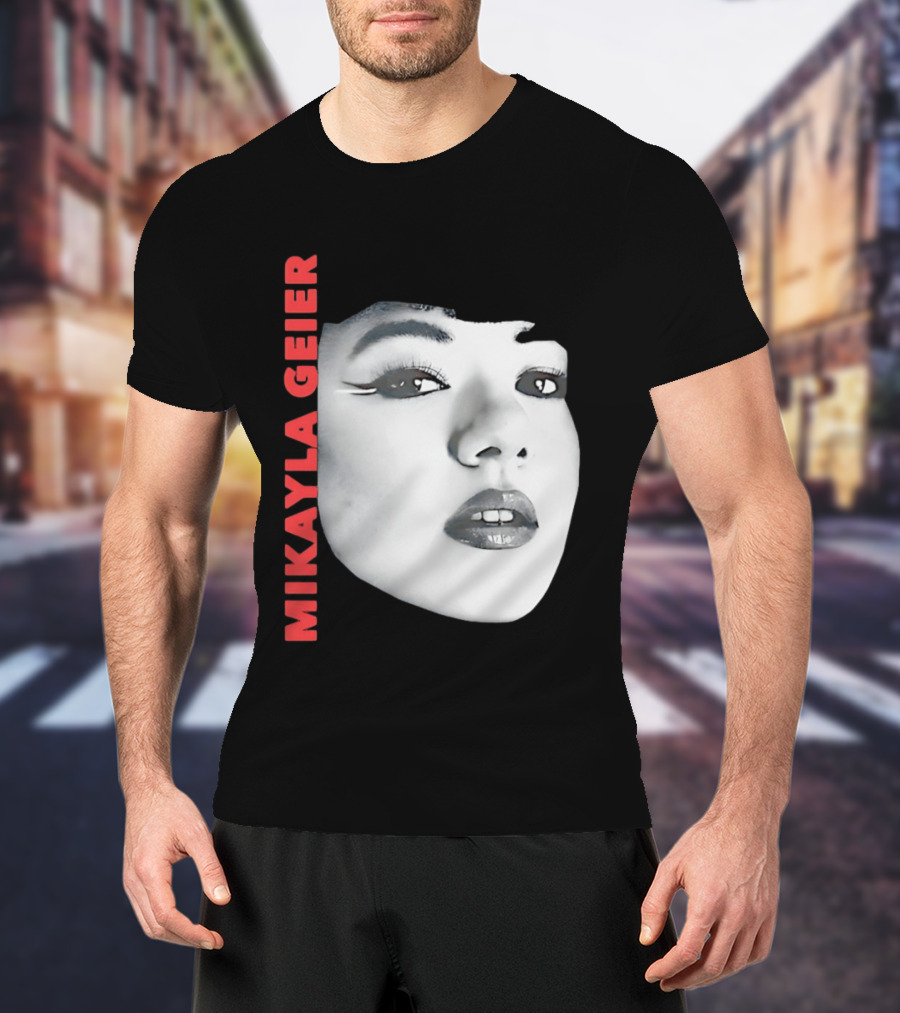 Mikayla Geier UK Tour Bold Monochrome T-Shirt