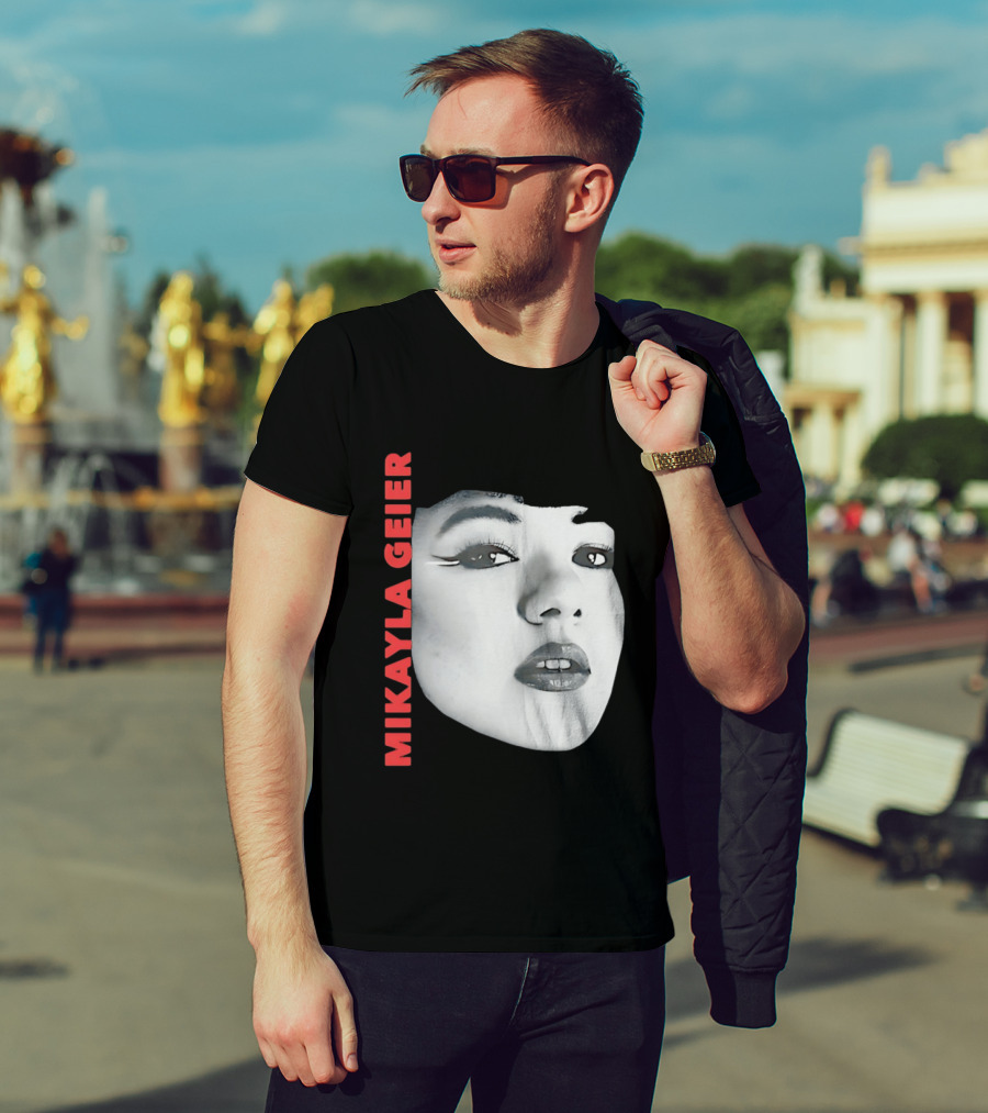 Mikayla Geier UK Tour Bold Monochrome T-Shirt