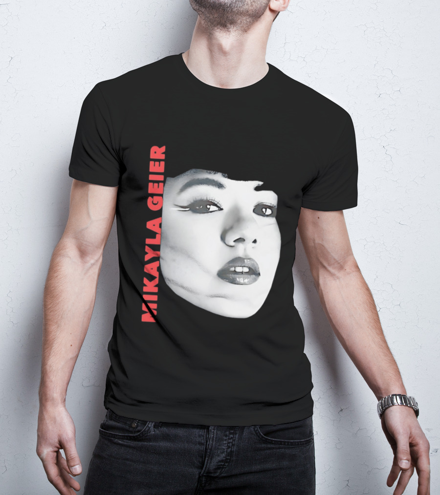 Mikayla Geier UK Tour Bold Monochrome T-Shirt