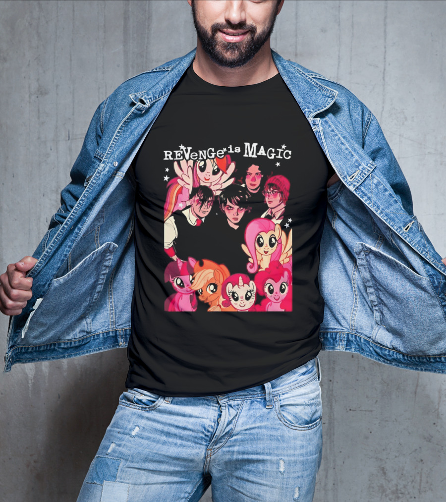 My Chemical Romance My Little Pony Revenge Is Magic Crossover Mashup T-Shirt