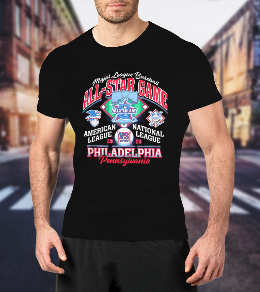 Major League Baseball All Star Game 2026 American National League Philadelphia Pennsylvania T-Shirt