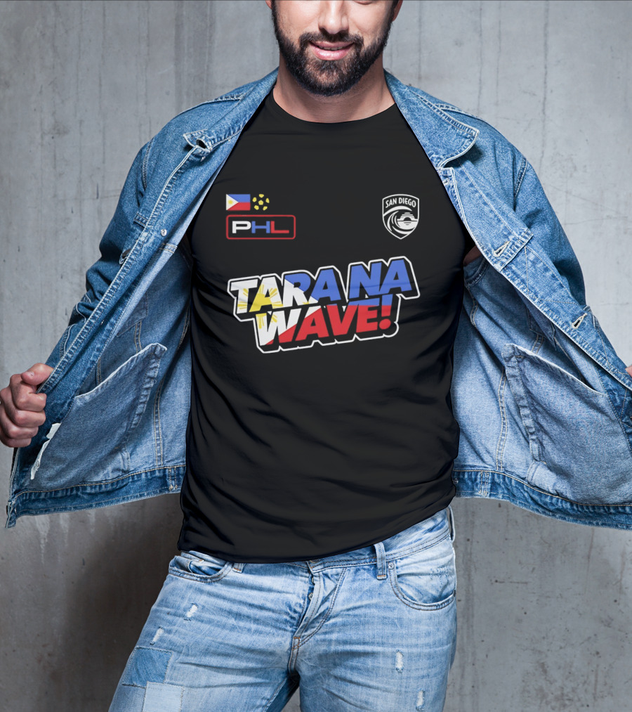 Philippines PHL San Diego Wave FC 2026 Tara Na Wave T-Shirt