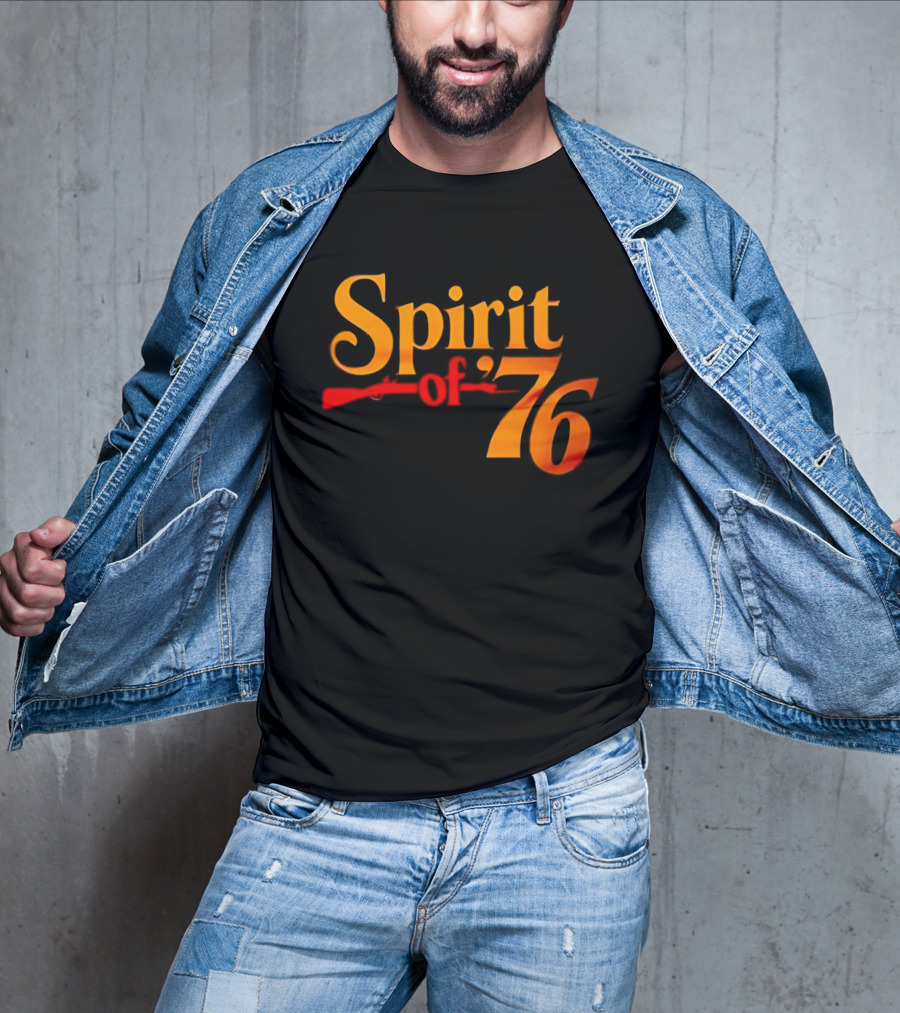 Spirit Of 76 American Revolution Independence Day USA T-Shirt