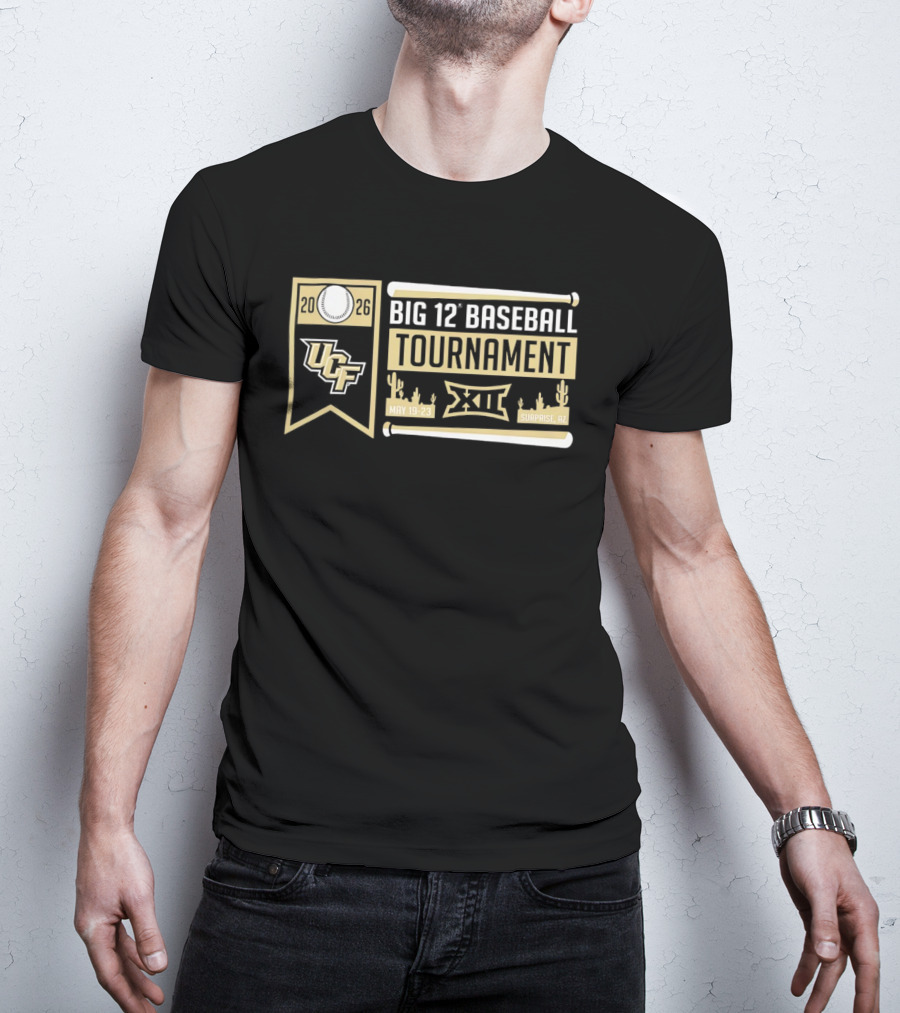 UCF Knights Big 12 Baseball Tournament 2026 May 19 23 Surprise AZ T-Shirt