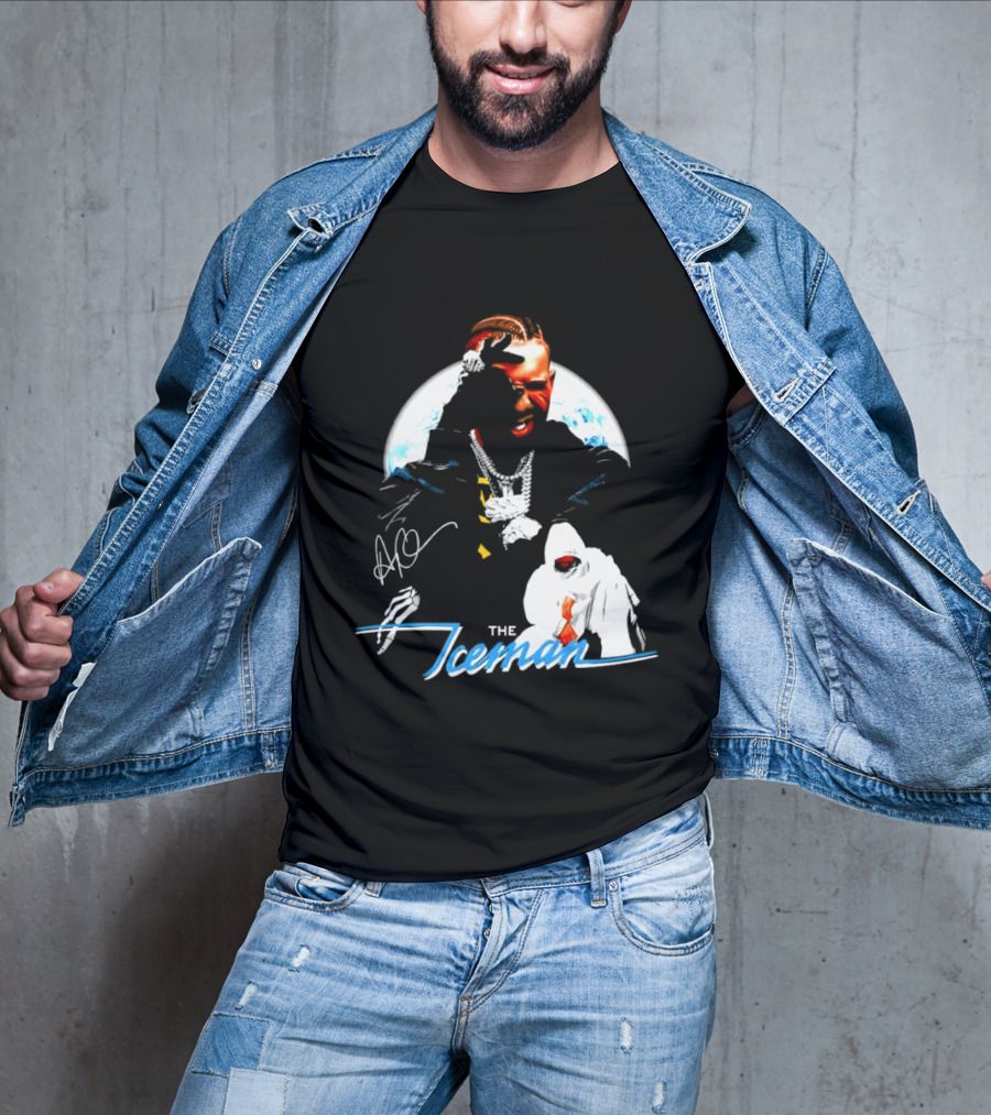Drake The Iceman Autographed 2026 Design By Cesar T-Shirt