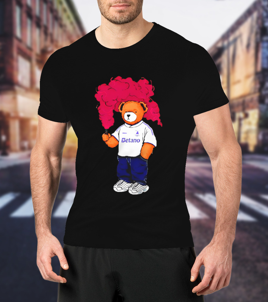 Betano FC Pickles Bears Character Holding Red Smoke T-Shirt