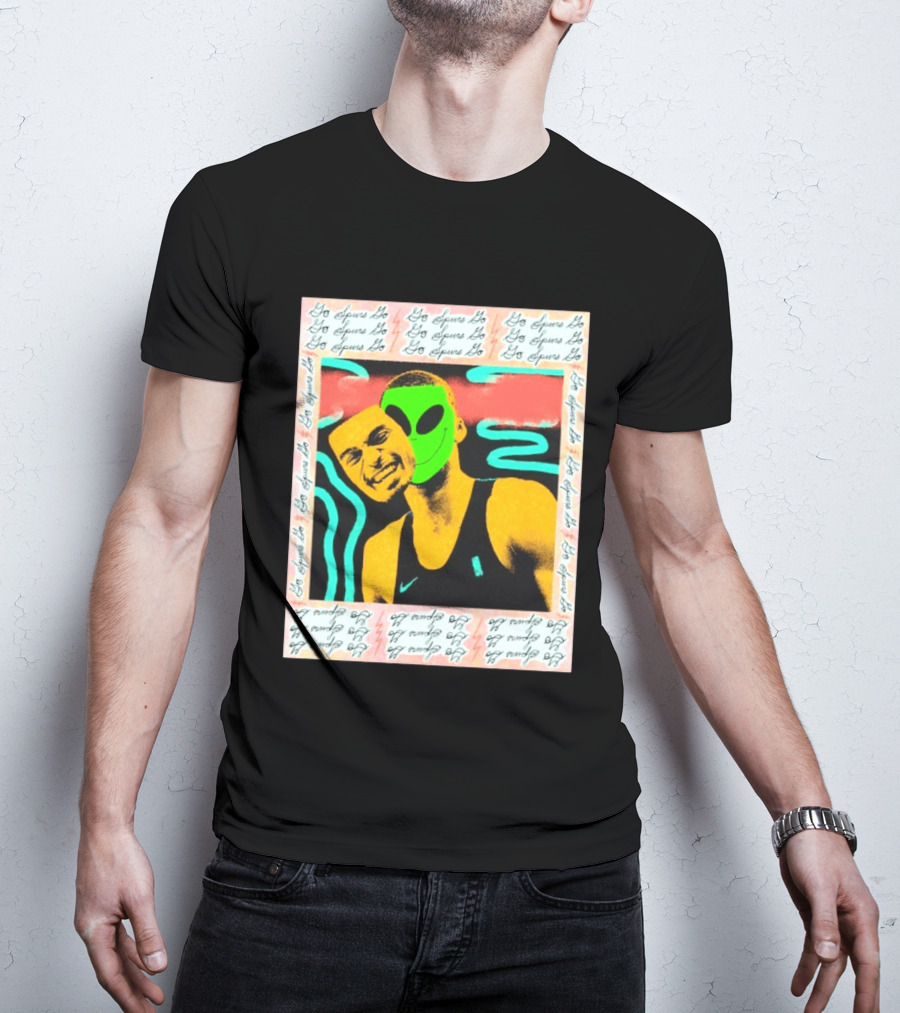 Go Spurs Go Alien Victor Wemby Mask San Antonio Spurs T-Shirt