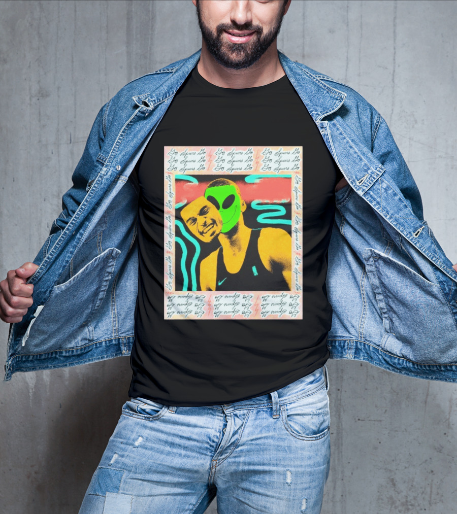 Go Spurs Go Alien Victor Wemby Mask San Antonio Spurs T-Shirt
