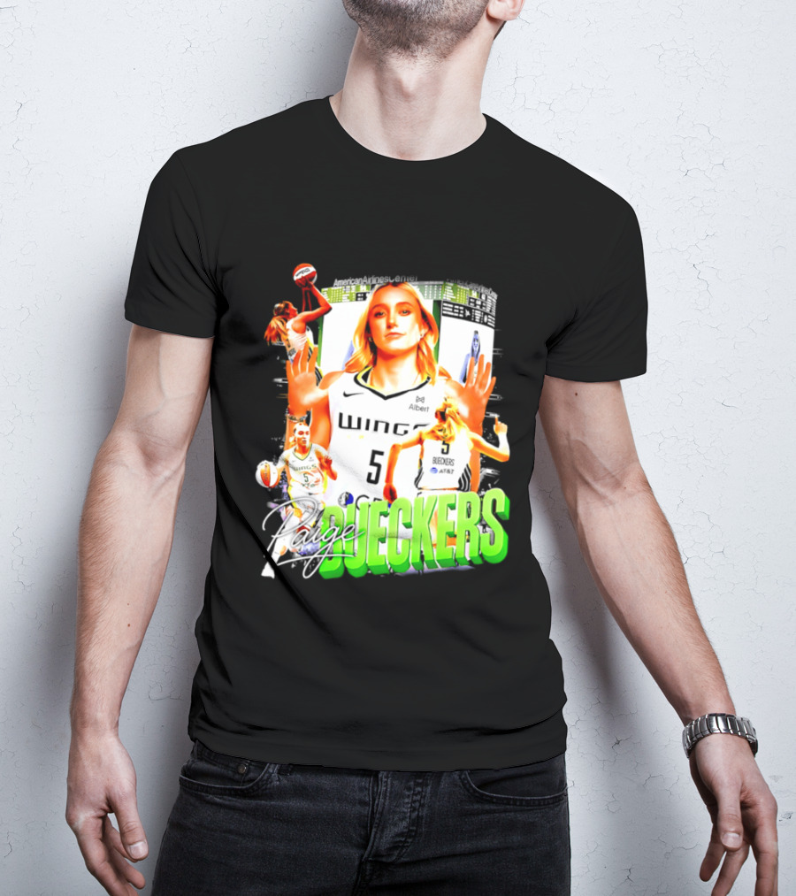 Paige Bueckers Dallas Wings Number 5 Basketball Star T-Shirt