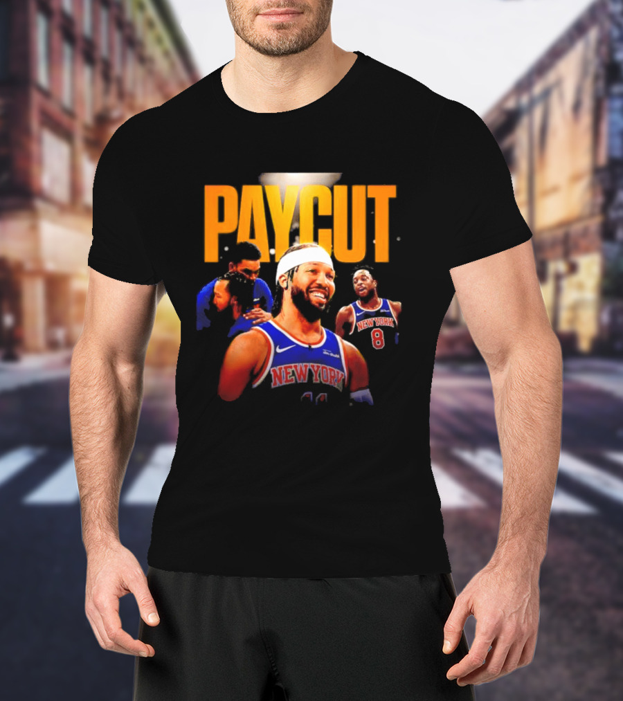 New York Basketball Paycut Jalen Brunson Knicks Edition T-Shirt