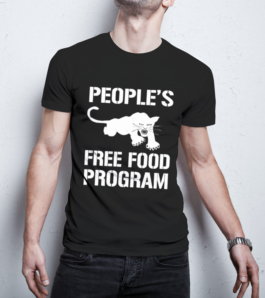 People's Free Food Program Panther T-Shirt