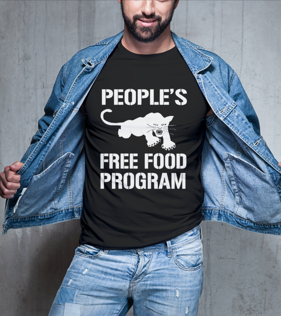 People's Free Food Program Panther T-Shirt