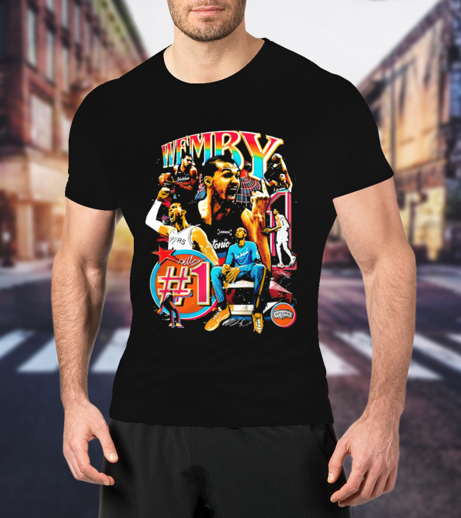 Wemby Victor Wembanyama San Antonio All Number 1 T-Shirt