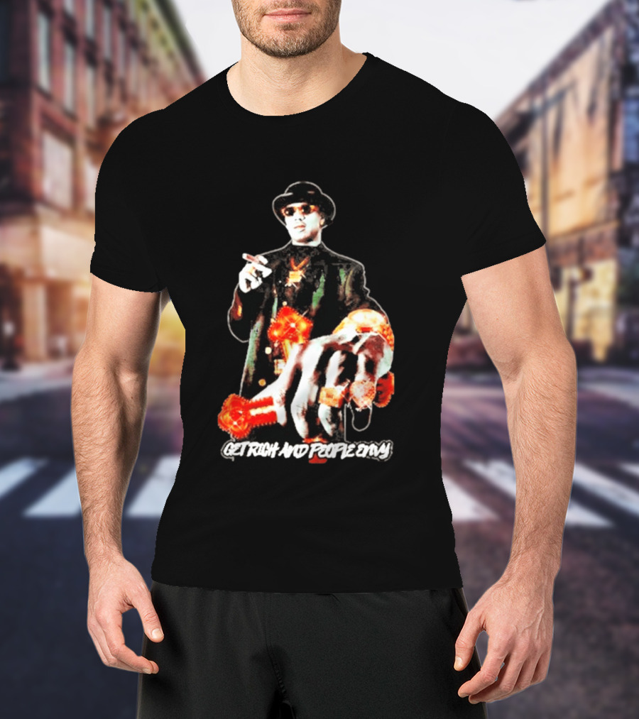 Master P Get Rich And People Envy Gold Rings Money Power T-Shirt