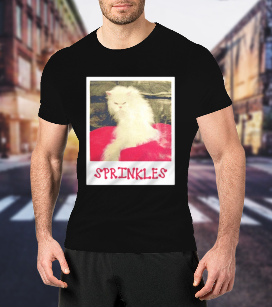 Sprinkles Polaroid Cat T-Shirt