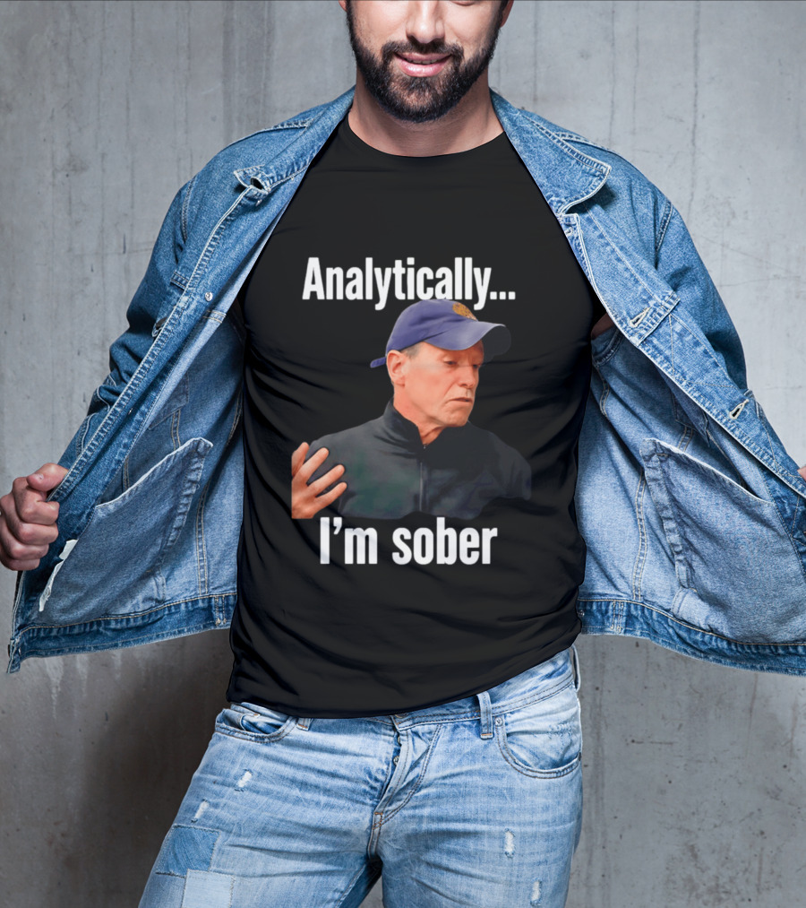 New York Knicks Analytically I'm Sober T-Shirt