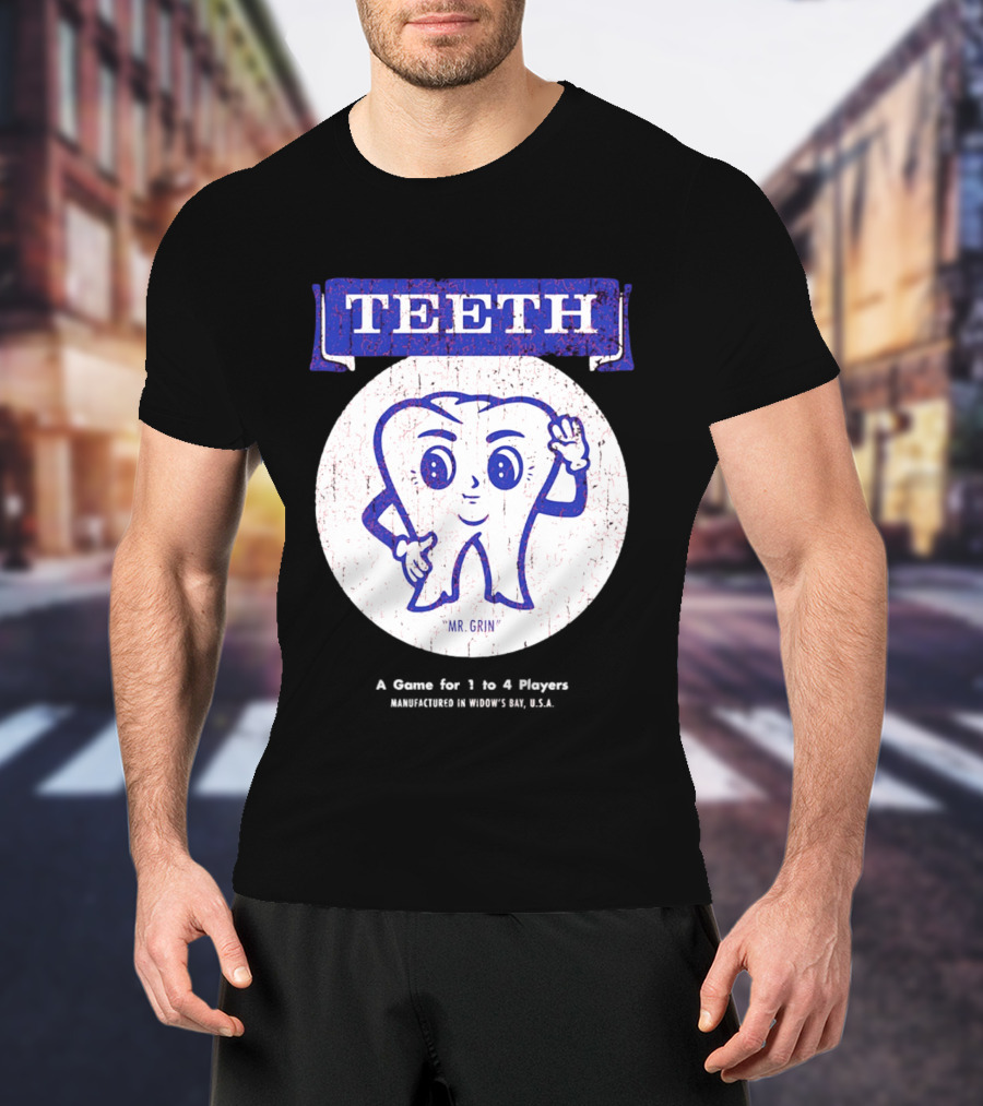 TEETH Mr. Grin Game For 1 To 4 Player T-Shirt