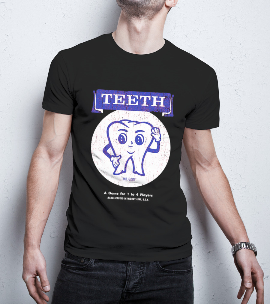 TEETH Mr. Grin Game For 1 To 4 Player T-Shirt