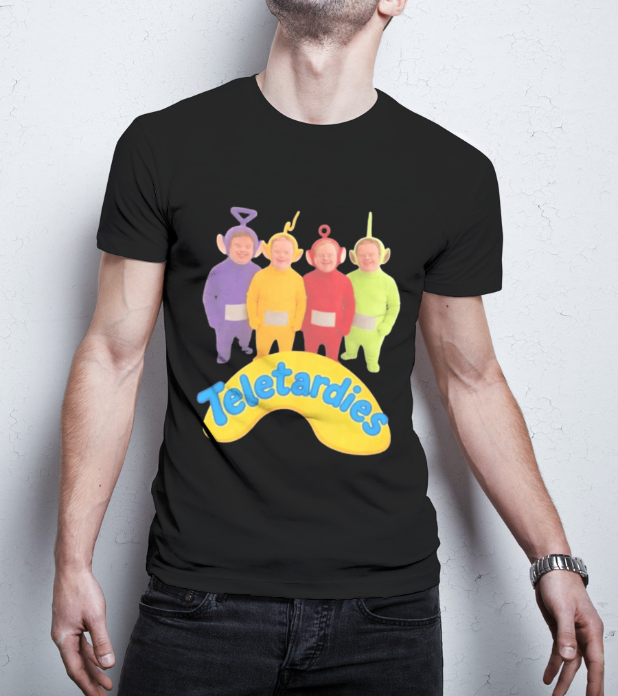 Teletardies Costume Characters Parody With Four T-Shirt