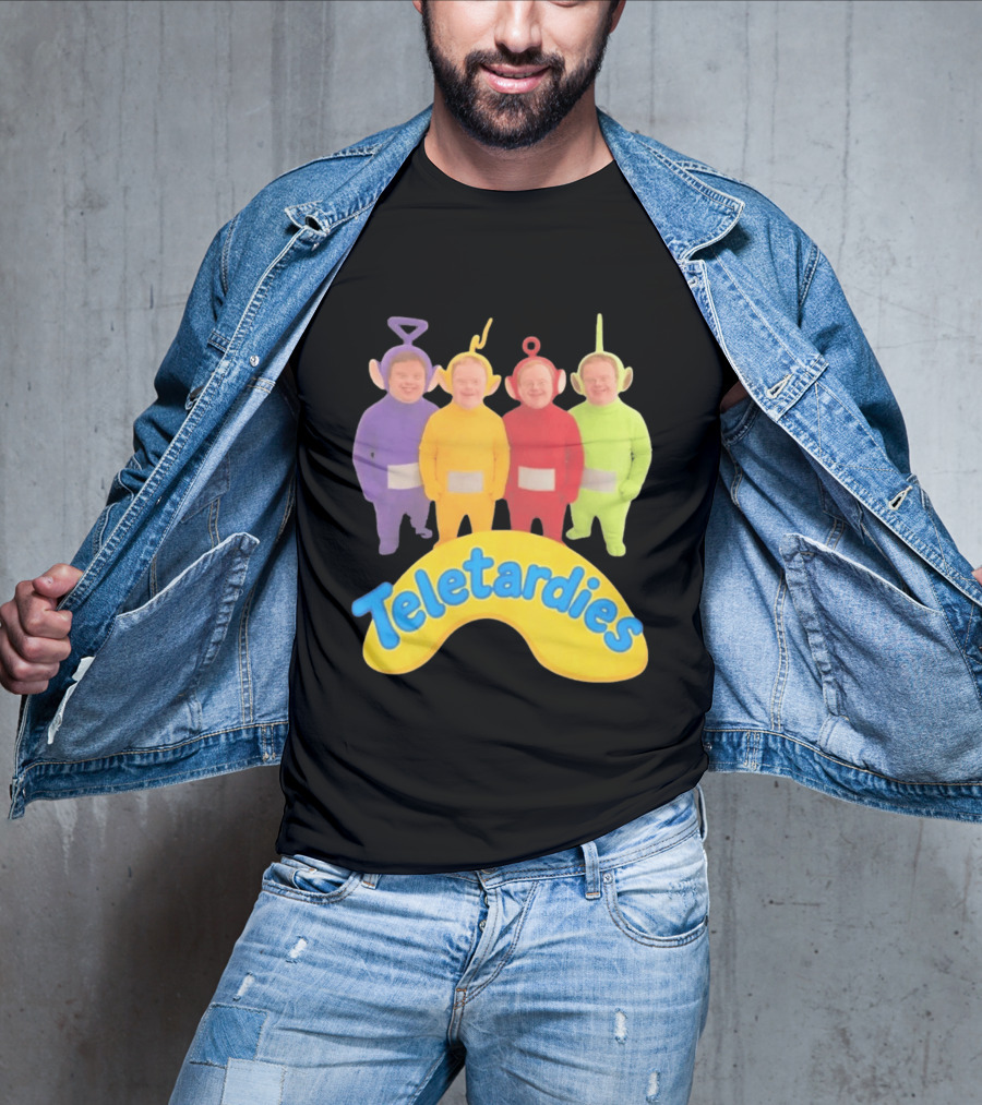 Teletardies Costume Characters Parody With Four T-Shirt