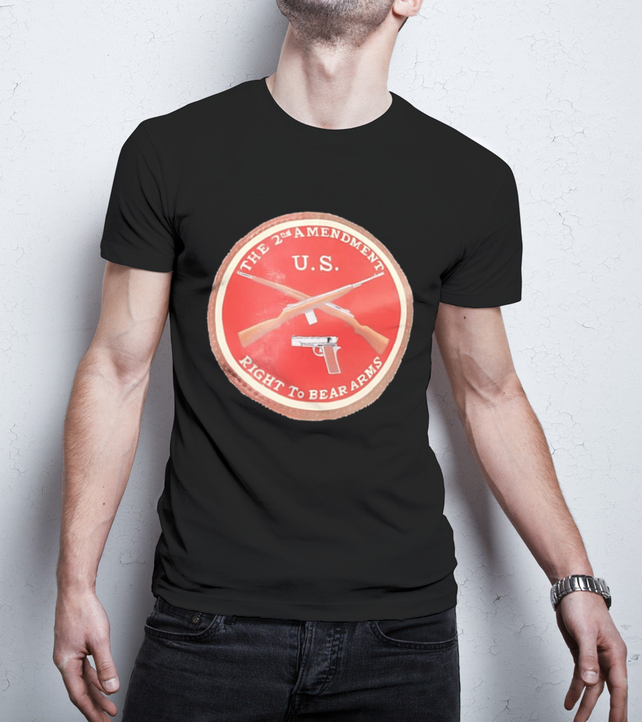 The 2nd Amendment U.S. Right To Bear Arms Rifles Pistol T-Shirt