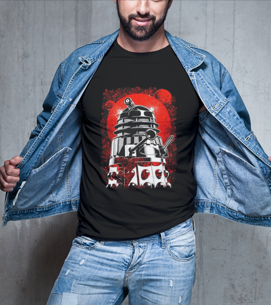Dalek Doctor Who Science Fiction Alien Robot Villain TV Series Enemies T-Shirt