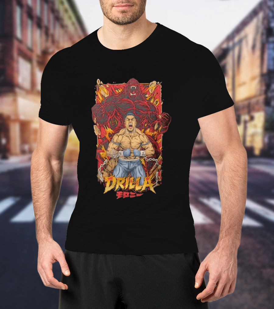 Drilla Gorilla Anthony Taylor Boxing MMA Warrior Explosion T-Shirt