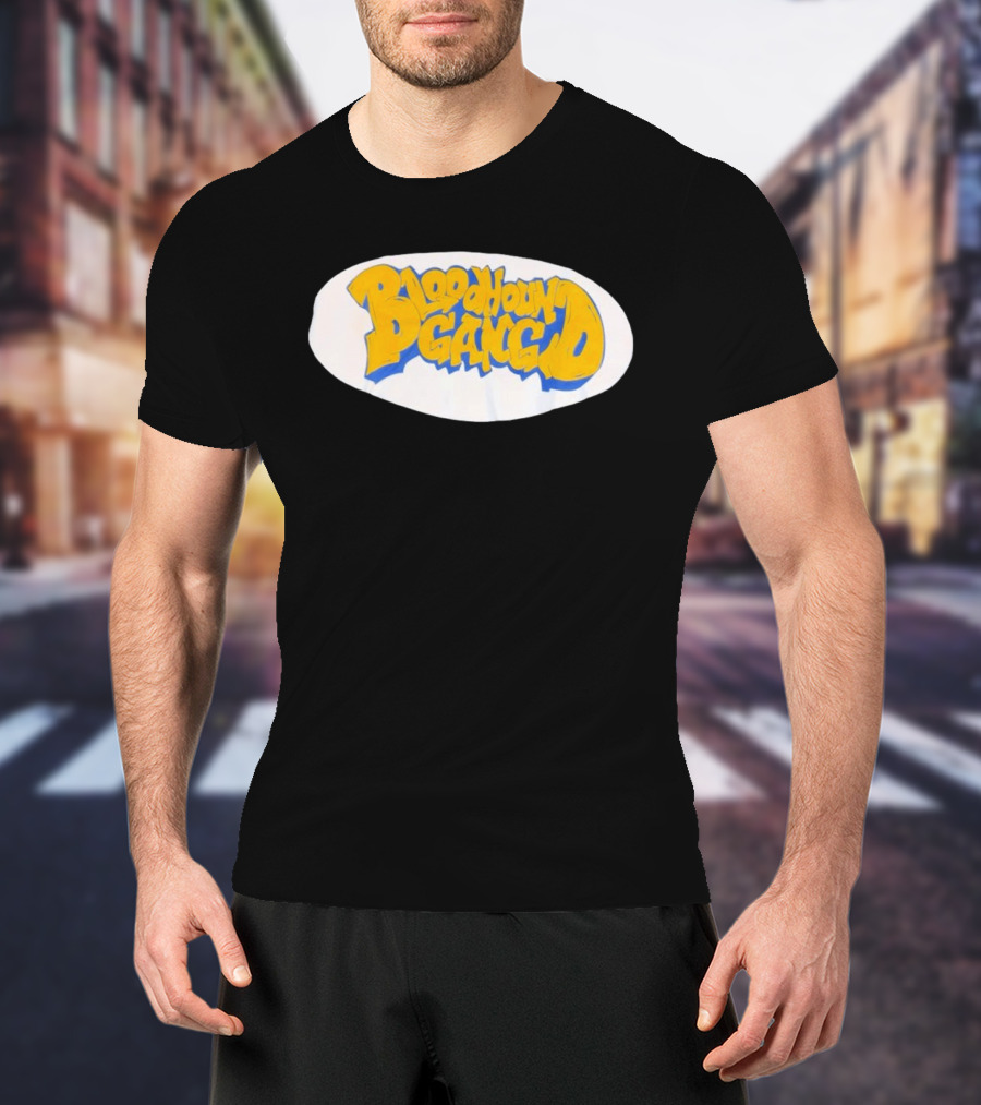 Bloodhound Gang Bold Yellow And Blue T-Shirt
