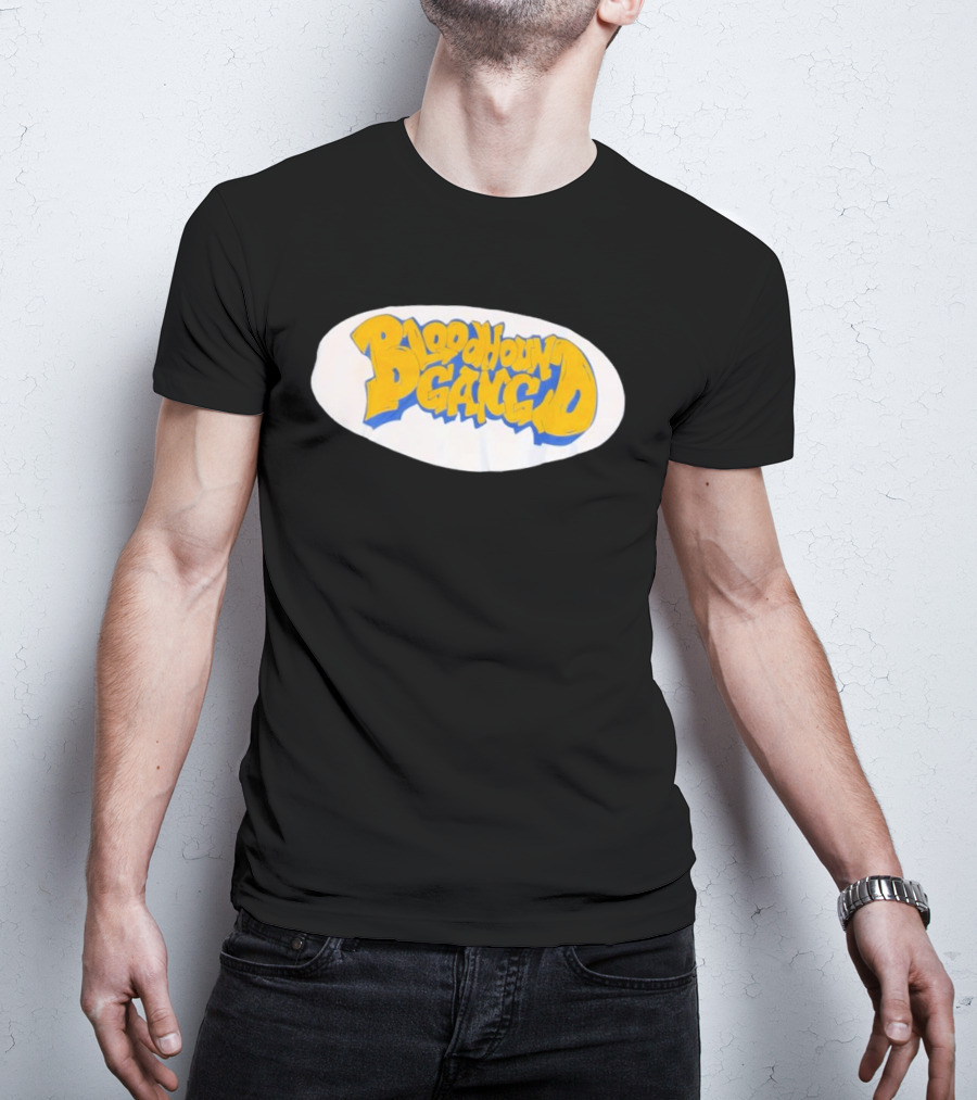 Bloodhound Gang Bold Yellow And Blue T-Shirt