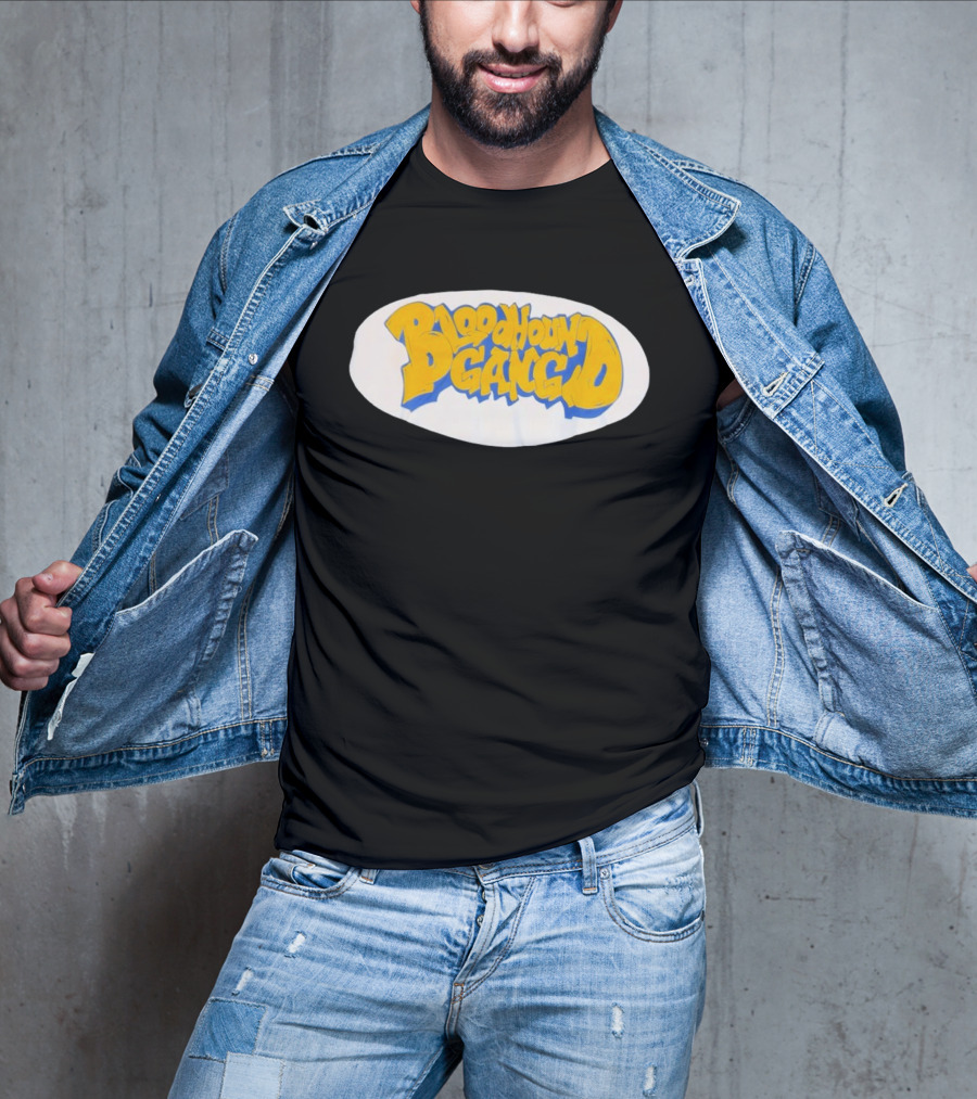 Bloodhound Gang Bold Yellow And Blue T-Shirt