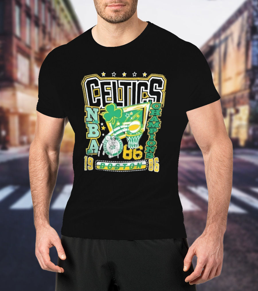 Celtics NBA Champions 1986 Boston '47 Collection T-Shirt