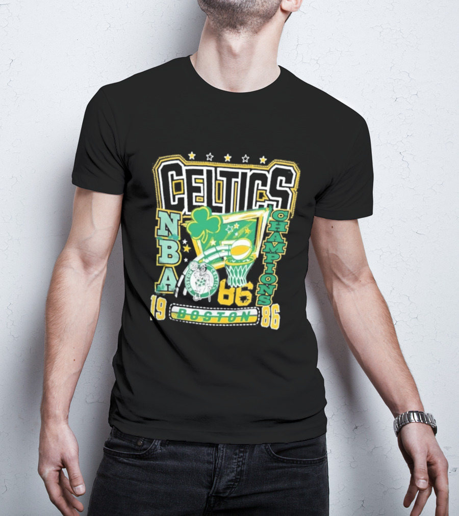 Celtics NBA Champions 1986 Boston '47 Collection T-Shirt