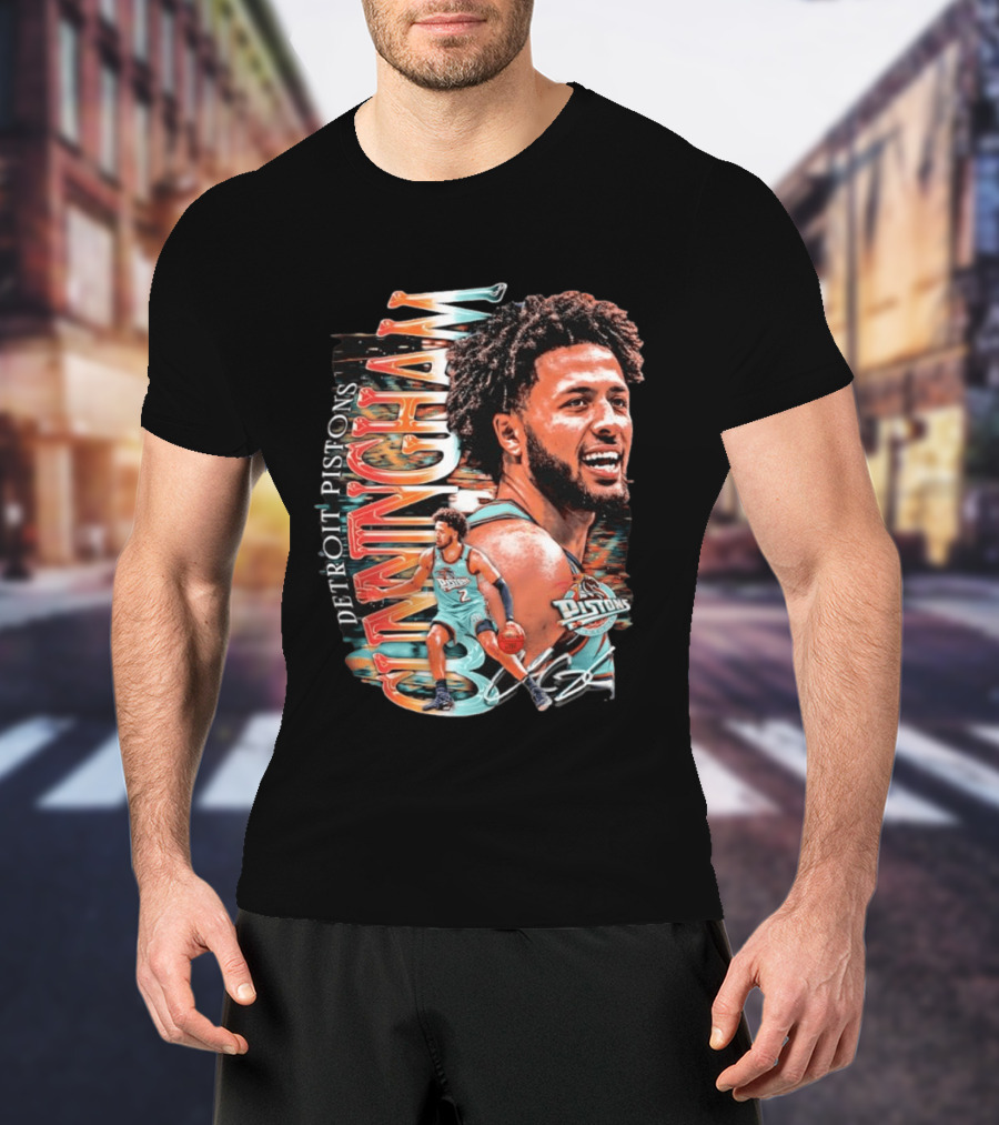 Cade Cunningham Detroit Pistons CUNNINGHAM Pistons T-Shirt