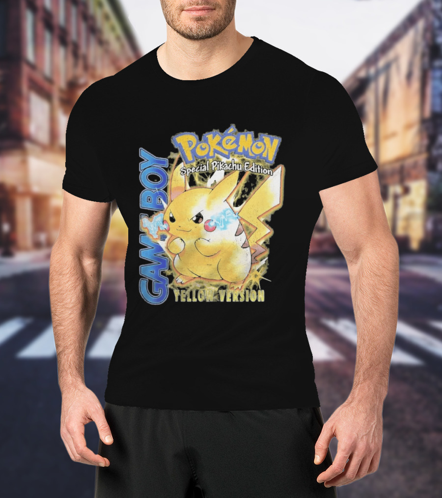 Game Boy Pokémon Special Pikachu Edition Yellow Version T-Shirt