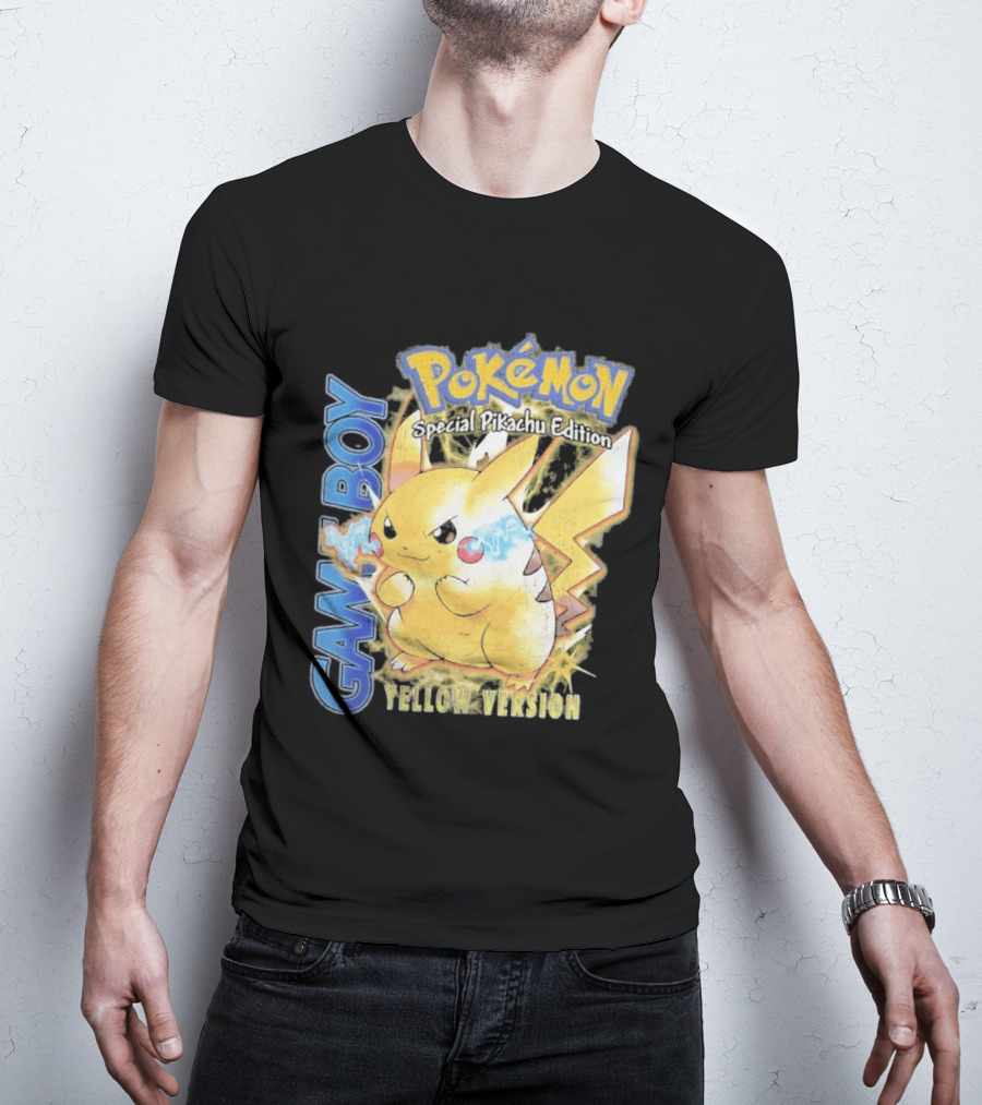 Game Boy Pokémon Special Pikachu Edition Yellow Version T-Shirt